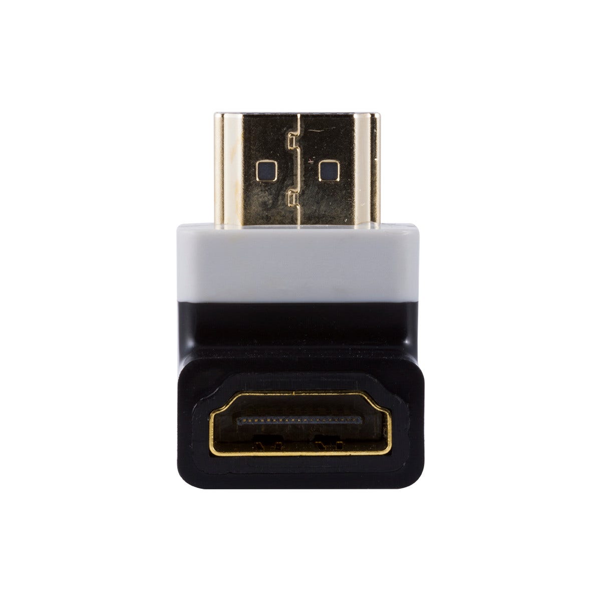 GE Pro Right Angle HDMI Adapter, Black