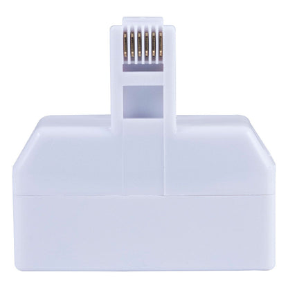 Power Gear 6-Wire White Triplex Adapter