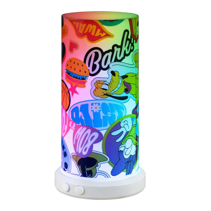 Disney Mickey and Friends Color Changing LED Tabletop Lamp, White