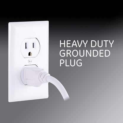 GE 6-Outlet 2ft. Power Strip, White