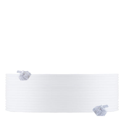 Power Gear 50ft. Ultra Thin Phone Line Cord, White