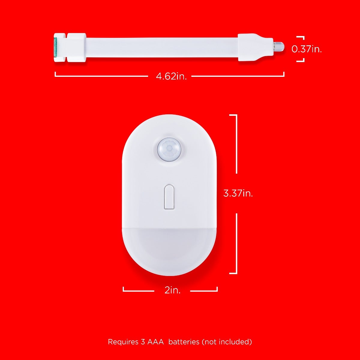 UltraPro Color Changing Motion Sensing LED Toilet Clip Light, 3 Pack, White