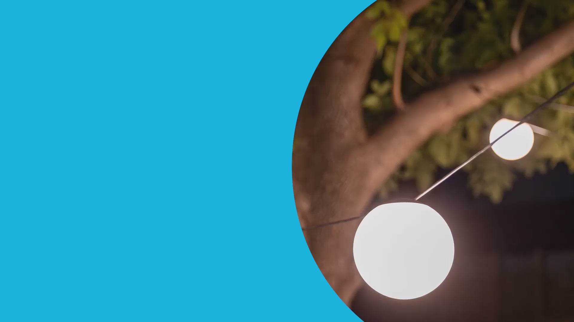 Enbrighten VIBE Wi-Fi Sphere Lights, 12 Lights, 57ft.