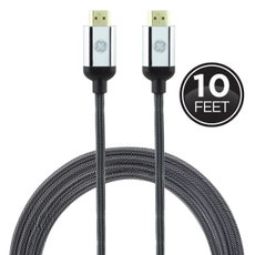 GE UltraPro 10ft. HDMI Cable with Ethernet, Black