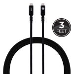 GE 3ft. USB-C Charging Cable, Black