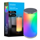 Enbrighten Color Fusion Dimmable Color Changing LED Tabletop Lamp, Silver