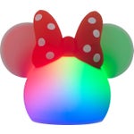 Disney Minnie Mouse Color Changing Tabletop LED Night Light, White