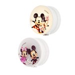 Disney Mickey and Minnie Light-Sensing GLO Dot Night Light, 2 Pack, White