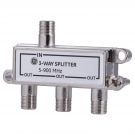 GE 3-Way Signal Splitter, Silver