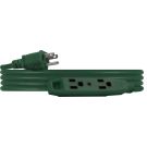 UltraPro 3-Outlet 9ft. Heavy Duty Indoor/Outdoor Extension Cord, Green