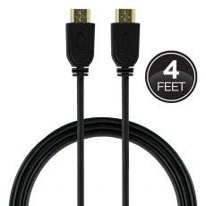 GE 6ft. HDMI Cable with Ethernet, Black