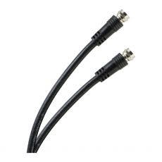 GE 6ft. RG6 Coaxial Cable with F-Type Connectors, Black