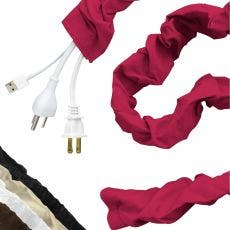 Cordinate 6ft. Fabric Cord Cover, Berry