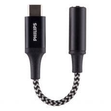 Philips USB-C to 3.5mm Adapter, Black