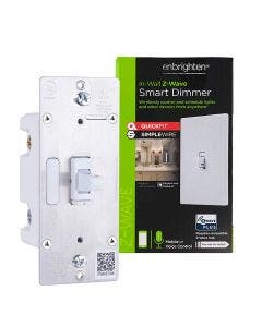 GE Enbrighten Z-Wave In-Wall Smart Toggle Dimmer with QuickFit™ And SimpleWire™, White