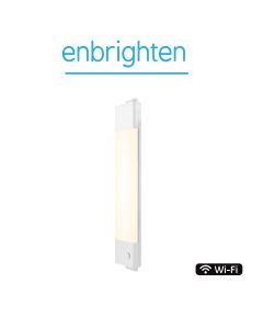 Enbrighten 12in. LED Wi-Fi Light Fixture, White
