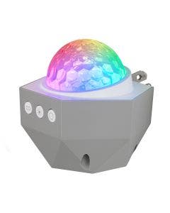 Enbrighten Galaxy Wave Plug-In Projector LED Night Light, White