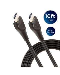 Philips EZ Grip 10ft. 4K HDMI Cable with Ethernet, Black