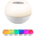Enbrighten USB-Powered Color-Changing Tabletop LED Mini Bowl Night Light, White