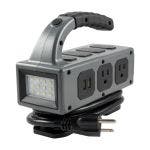 UltraPro 5-Outlet 2-USB Power Station with LED Work Light