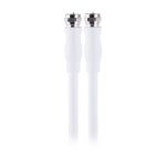 Philips 25 ft. RG6 Coaxial Cable, White