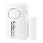 Philips Battery Operated Keypad-Controlled Door Alarm, White